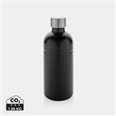 Soda RCS-sertifisert drikkeflaske i stål og kullsyremulighet, svart