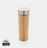 Leakproof bambus vakuum flaske, brun