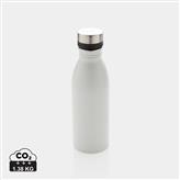 Deluxe stainless steel water bottle, off white