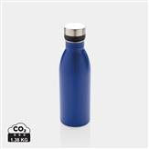 Deluxe stainless steel water bottle, blue