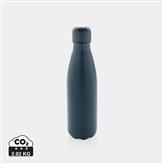 Solid colour vacuum stainless steel bottle 500 ml, blue