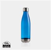 Leakproof vandflaske med låg i rustfrit stål, blå