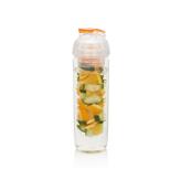 Water bottle with infuser, orange