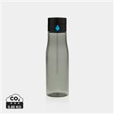 Aqua tritanflaske med hydration tracking, svart