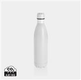 Botella de acero inoxidable al vacío de color sólido 750ml, blanco