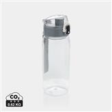 Yide RCS Recycled PET leakproof lockable waterbottle 600ml, transparent