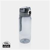 Botella de agua Yide antigoteo de PET reciclado RCS 600ML, negro