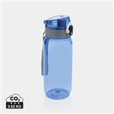 Botella de agua Yide antigoteo de PET reciclado RCS 600ML, azul