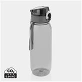 Botella de agua Yide antigoteo PET reciclado RCS 800 ml, negro