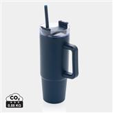 Mug 900ml avec poignée en plastique recyclé RCS Tana, bleu marine