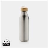 Bottiglia Avira Alcor in acciaio riciclato RCS 600ml, color argento