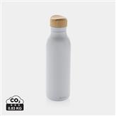 Bottiglia Avira Alcor in acciaio riciclato RCS 600ml, bianco
