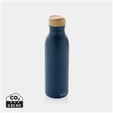 Bottiglia Avira Alcor in acciaio riciclato RCS 600ml, blu navy