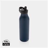 Botella de agua Avira Ara RCS con tapa de acero 500ML, azul marino