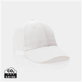 Impact 6 panel 280gr Recycled cotton cap with AWARE™ tracer, white