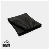 Impact AWARE™ Polylana® knitted scarf 180 x 25cm, black