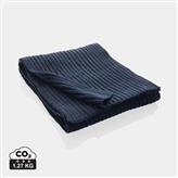 Impact AWARE™ Polylana® strikket tørklæde 180x25cm, marine blå