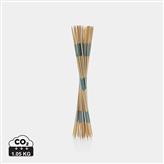 Jumbo plockepinn/mikado i bambu, brun