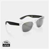 Gafas de sol con lentes de espejo de PC reciclado Gleam RCS, negro