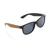 GRS recycled PC plastic sunglasses with FSC® cork, black