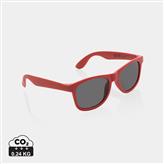 RCS resirkulerte PP-plast solbriller, rød