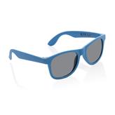 GRS recycled PP plastic sunglasses, blue