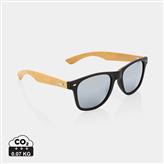 Bamboo and RCS recycled plastic sunglasses, black