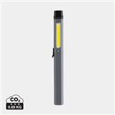 Gear X RCS recycled plastic USB rechargeable pen light, grey
