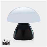Luming RCS recycled plastic USB re-chargeable table lamp, black