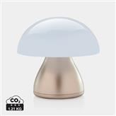 Luming RCS recycled plastic USB re-chargeable table lamp, bronze