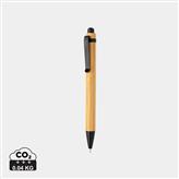 Bolígrafo de bambú, negro