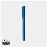 X6 cap pen med silkeslent bläck, blå