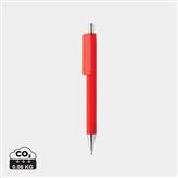 X8 Stift mit Smooth-Touch, rot