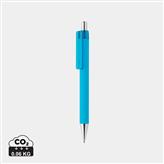 X8 Stift mit Smooth-Touch, blau