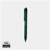 X9 frostet penn med silikongrep, grønn