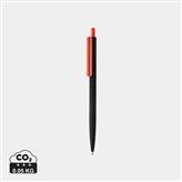 X3 musta Smooth Touch kynä, punainen