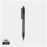 GRS RPETX8 läpinäkyvä kynä, musta