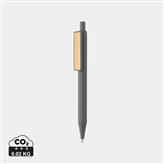 GRS rABS Stift mit Bambus-Clip, grau