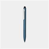 Kymi RCS-gecertificeerde gerecycled aluminium pen met stylus, koningsblauw