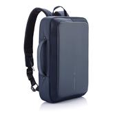 Bobby Bizz anti-theft backpack & briefcase, blue