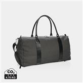 Weekend bag with USB A output, black