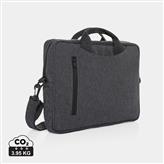 Laluka AWARE™ recycled cotton 15.4 inch laptop bag, anthracite