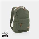 Impact AWARE™ 16 oz. recycled canvas backpack, green
