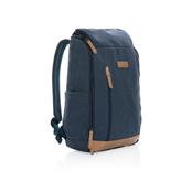 Impact AWARE™ 16 oz. rcanvas 15 inch laptop backpack, blue