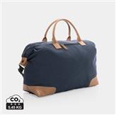 Borsa weekend in canvas riciclato 16 once Impact AWARE™, blu