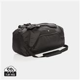 Swiss Peak RFID sports duffel & backpack, black