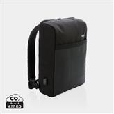 Swiss Peak 15" anti-theft RFID & USB backpack PVC free, black