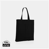 Impact AWARE™ Recycled cotton tote w/bottom 145g, black