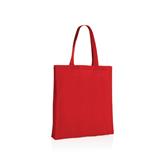 Impact AWARE™ Recycled cotton tote w/bottom 145g, red