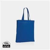 Impact AWARE™ Recycled cotton tote w/bottom 145g, blue